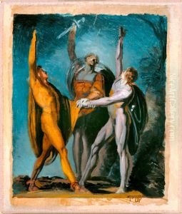 Sketch for "Oath on the Rutli," Female Figure (verso) Sketch for "Oath on the Rutli," Female Figure (verso)