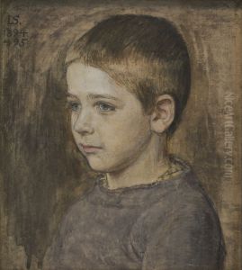 Portrait of the artist's son Peter. Portrait of the artist's son Peter.