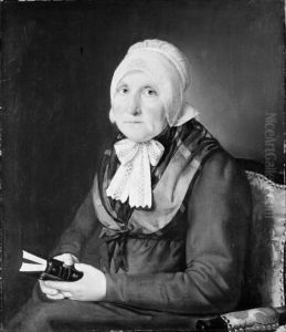 Maria Magdalena Jensen, nee Jessen, the Artist's Mother by Christian Albrecht Jensen