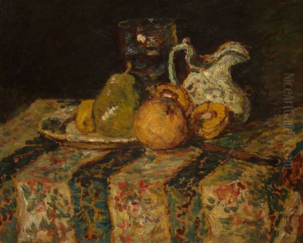 Still Life with Fruit and Wine Jug - view 1