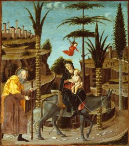 The Flight into Egypt by Bernardino Butinone