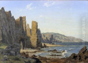 Lyseklippen ved Ro pa Bornholm by Vilhelm Kyhn