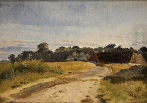 A Croft at Lodskov near Vognserup Manor. Study