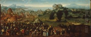 Landscape with Tournament and Hunters