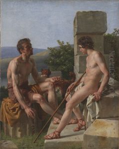 To hyrder by Christoffer Wilhelm Eckersberg