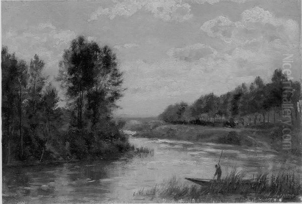 A Stream in France - view 1