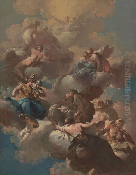 Sketch for a Ceiling Fresco - view 1