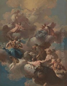 Sketch for a Ceiling Fresco by Giovanni Domenico Ferretti