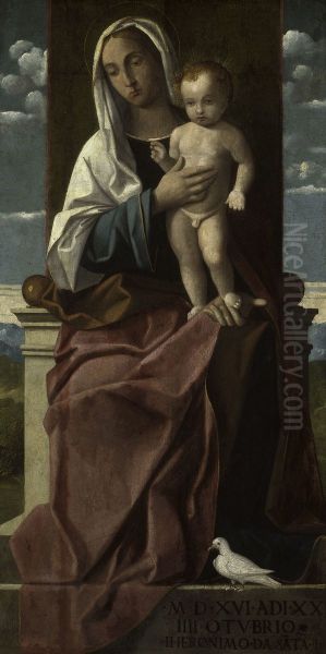 Virgin and Child Enthroned - view 1
