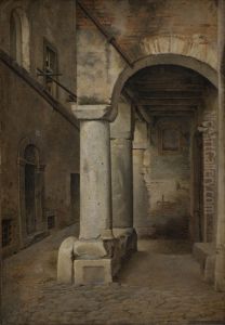 A Roman Alley by Ernst Meyer