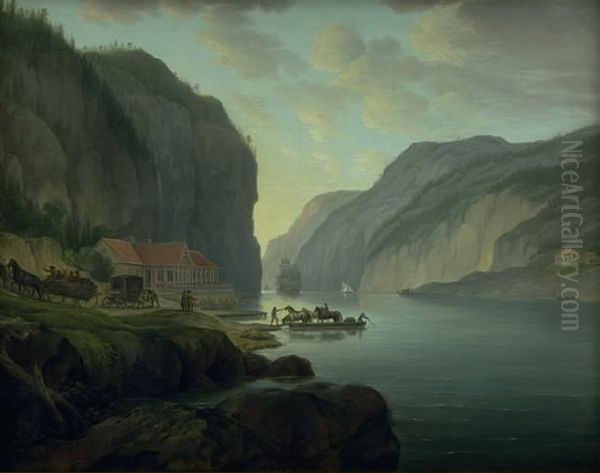 Svinesund naer Frederikshald i Norge - view 1