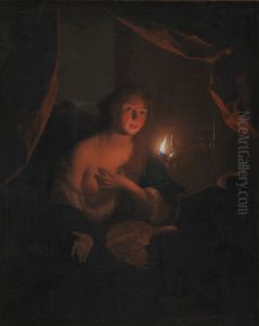 The Penitent Saint Mary Magdalene by Godfried Schalcken