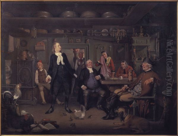 Fra Ludvig Holbergs "Erasmus Montanus", III akt, 3. scene - view 1