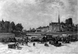 The Apple Market by Stanislas Lepine