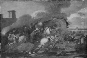 Battle Scene by Jacques Courtois