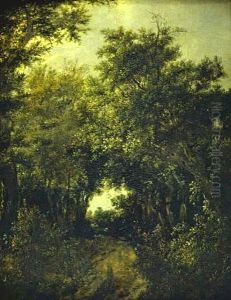 Road in an Oak Forest by Jacob Van Ruisdael