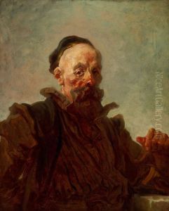 Portrait of a Man in Spanish Costume by Jean-Honore Fragonard
