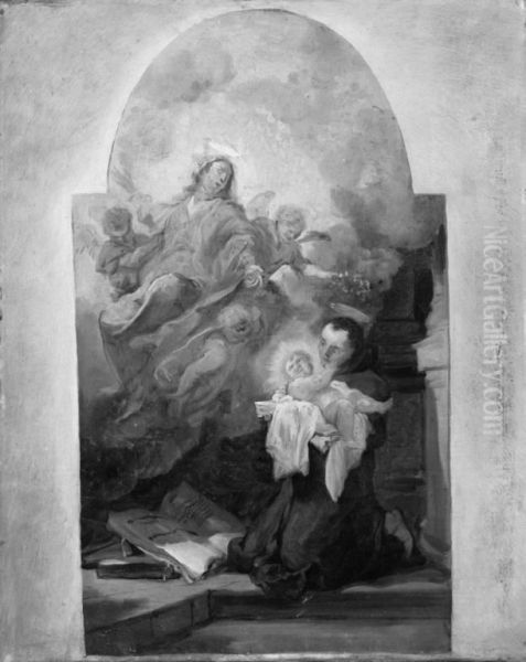 Virgin and Child with Saint Francis - view 1