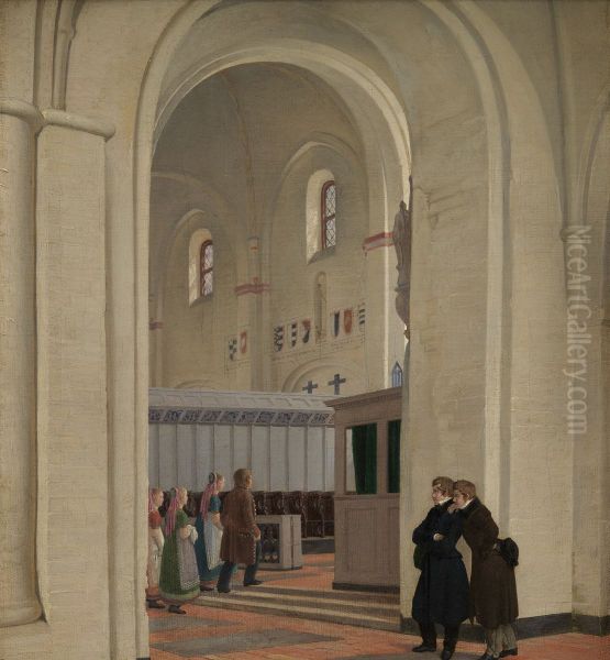 The Interior of St Bendt's Church at Ringsted. - view 1