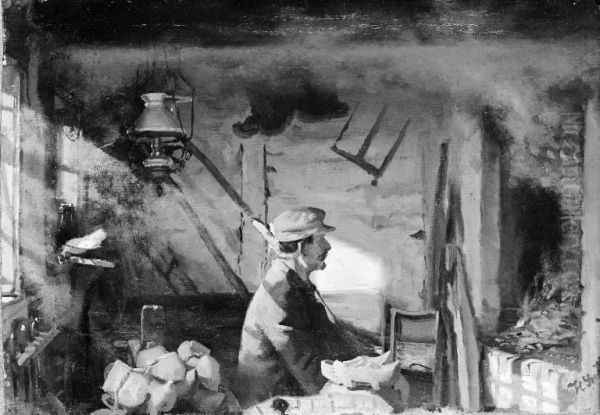 A Clog Maker's Workshop - view 1