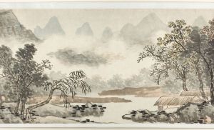 Clouds over the River before Rain by Shen Zhou