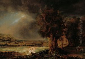 Landscape with the Good Samaritan by Rembrandt