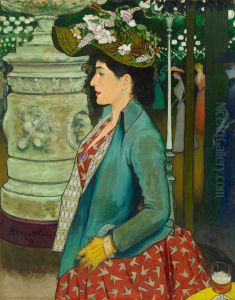 An Elegant Woman at the Elysee Montmartre (Elegante a l'Elysee Montmartre) An Elegant Woman at the Elysee Montmartre (Elegante a l'Elysee Montmartre)