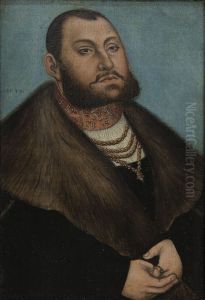 Portraet af kurfyrst Johan Frederik den Hojmodige af Sachsen (1503-1554)