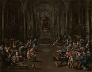 The Synagogue by Alessandro Magnasco
