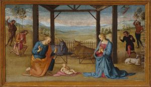 The Nativity by Pietro Vannucci Perugino
