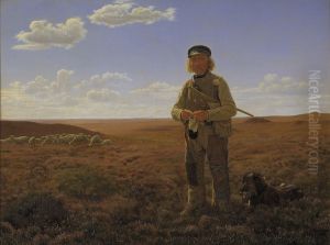 En jysk farehyrde pa heden by Frederik Vermehren