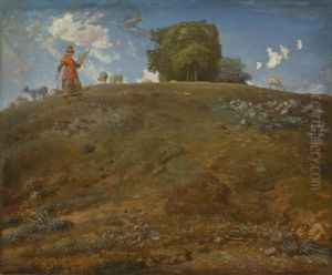 In the Auvergne by Jean-Francois Millet