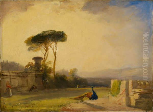 View on the Grounds of a Villa near Florence - view 1