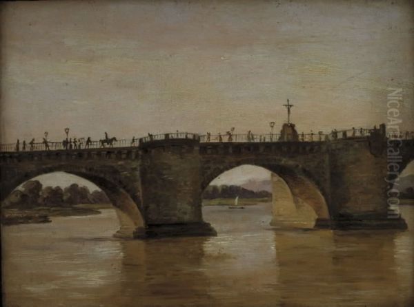 The Augustus Bridge in Dresden - view 1
