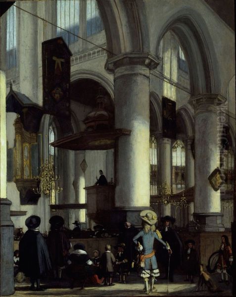 Interior of the Oude Kerk, Delft - view 1