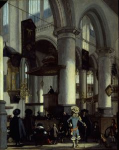 Interior of the Oude Kerk, Delft