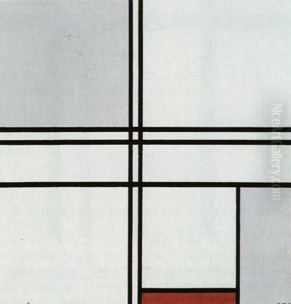 Composition (No. 1) Gray-Red - view 1