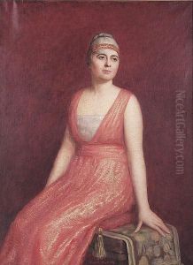 Portrait Of Mrs. Beatrice Schoelkopf Penn by Ercole Cartotto