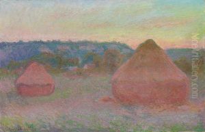 Stacks of Wheat (End of Day, Autumn)