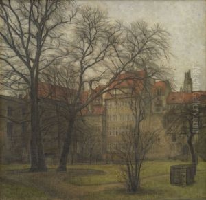 Haven ved Prinsens Palae by Svend Hammershoi