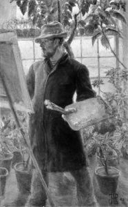 Maleren Harald Holm by Henry Lorup
