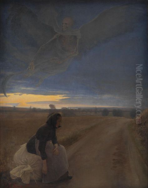 Evening. Death and the Old Woman - view 1
