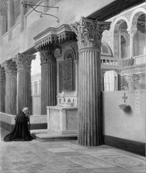 Interior of S Lorenzo fuori le mura - view 1