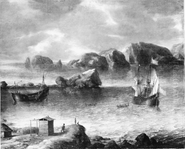 Ships between Cliffs - view 1