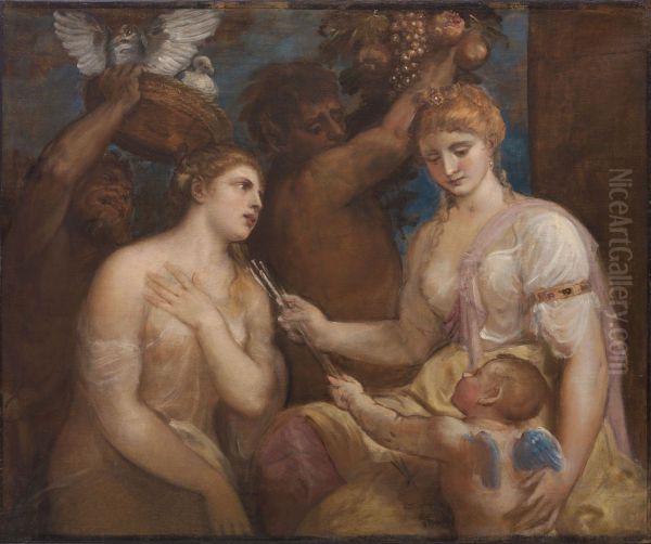 Allegory of Venus and Cupid - view 1