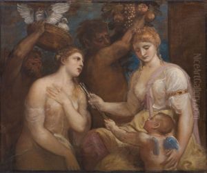 Allegory of Venus and Cupid by Titian
