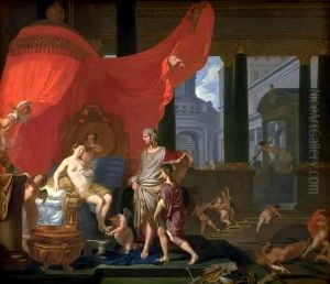 Alexanders og Roxanes bryllup by Gerard de Lairesse