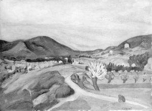 Montagnes de l'Ermitage, Provence by Henri Doucet