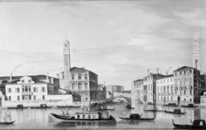 Kanal i Venedig by Canaletto
