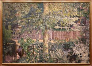 Foliage-Oak Tree and Fruit Seller by Jean-Edouard Vuillard